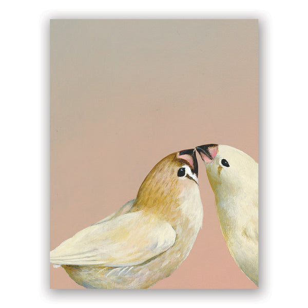 Card - Valentine's Day -  Birds in Love - 2033lov