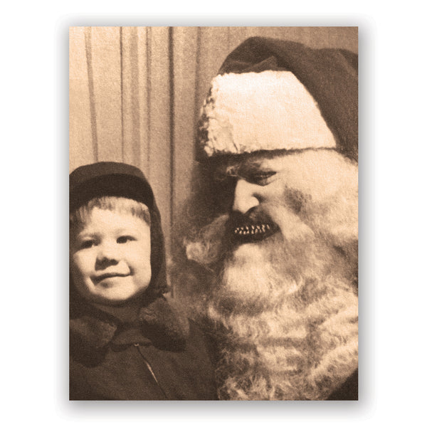 Holiday - Christmas - Traumatic Santa Card - 4531tra