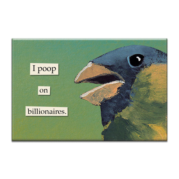 Magnet - Poop on Billionaires - 7110bil