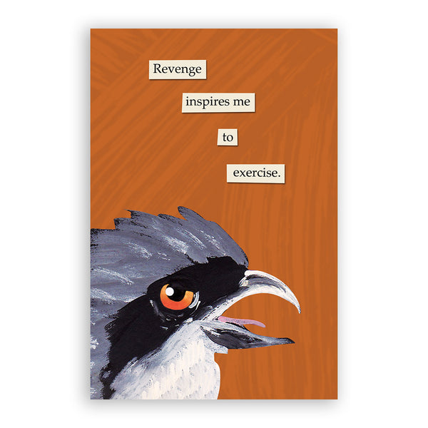 Postcard - Troubled Bird - Revenge - 9083rev24 - Set of 24