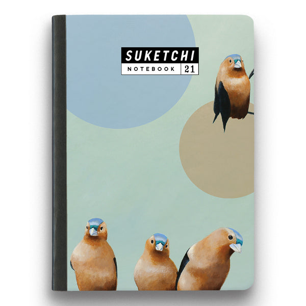 NOTEBOOK - FINCHES - LARGE - CHI-21
