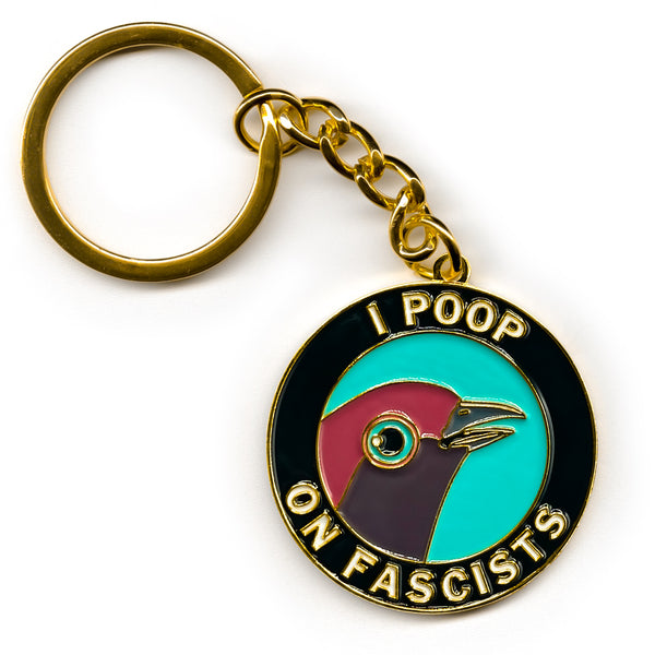 Key Chain - Poop on Fascists - KEY-001
