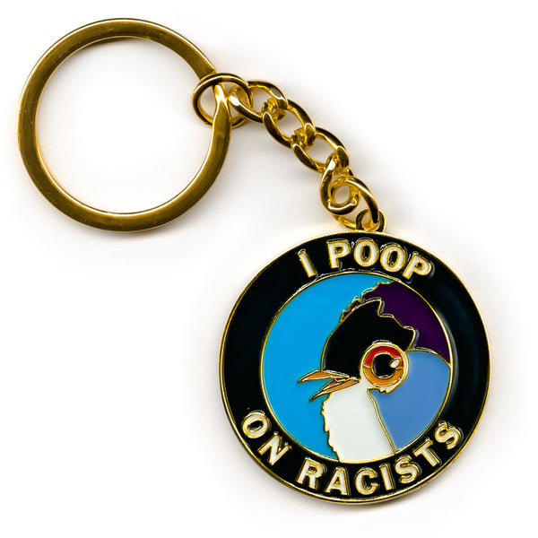 Key Chain - Poop on Racists - KEY-002