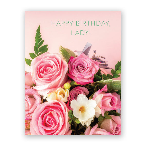 Card - Birthday - Happy Birthday Lady - ML-S132