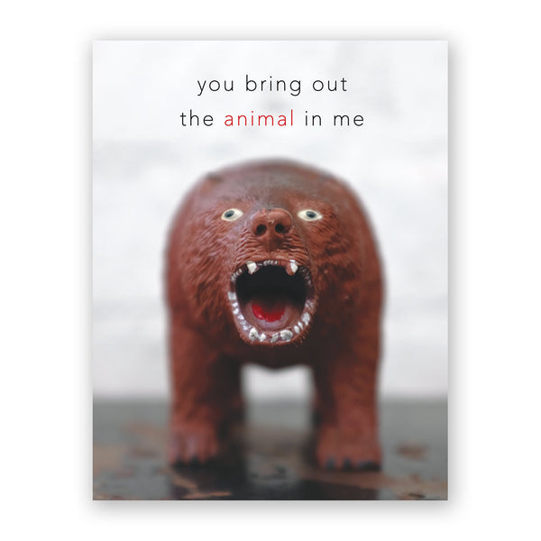Card - Everyday - Animal Bear - ML-S136