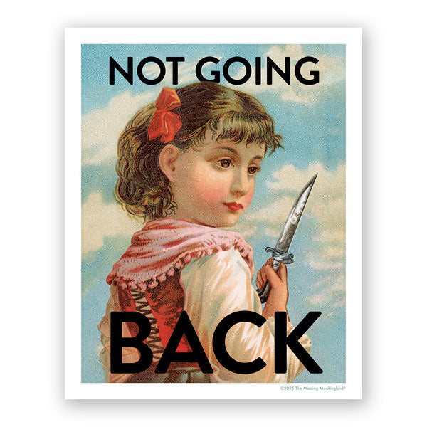 Paper Print - Not Going Back