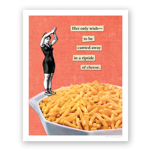 Paper Print 8" x 10" - Mac & Cheese