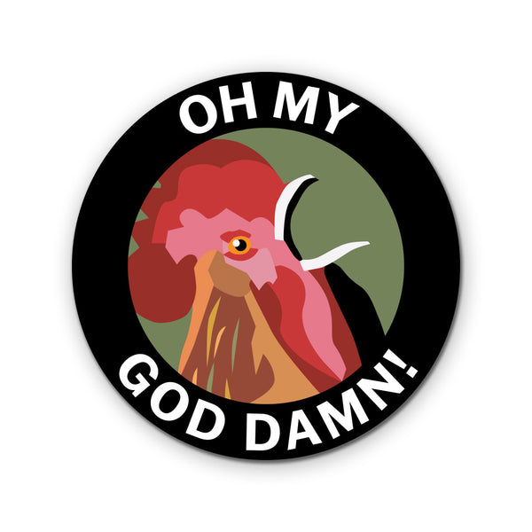 Sticker - Oh My God Damn! - ST-1068