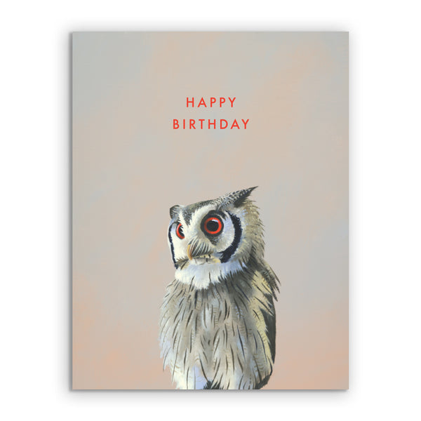 Card - Birthday - Owl - 3050owl