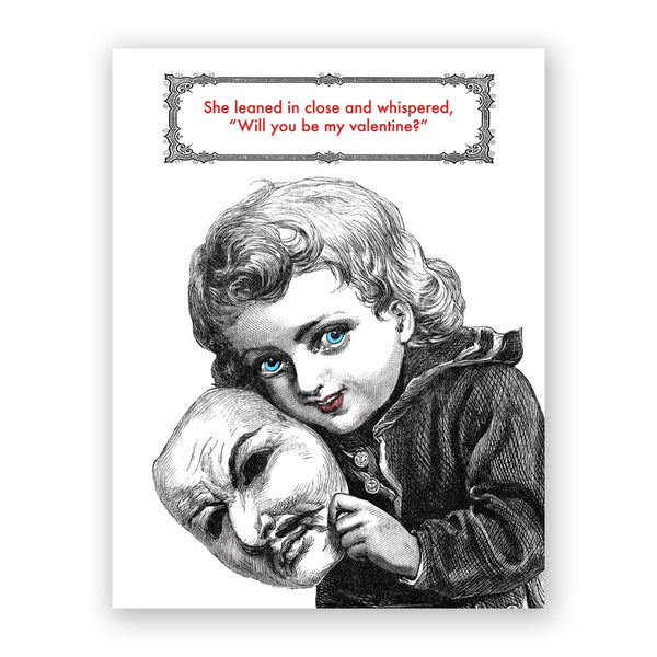 Card Holiday - Valentine - Close Girl - 4008clo