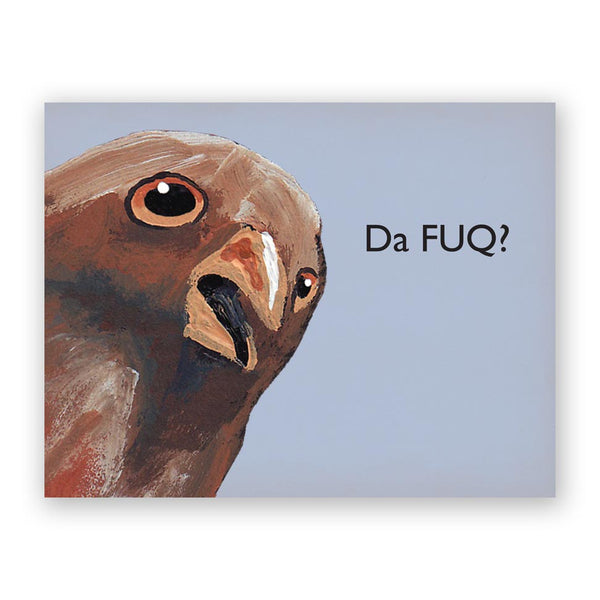 Card Troubled Bird - Da FUQ?- 634daf