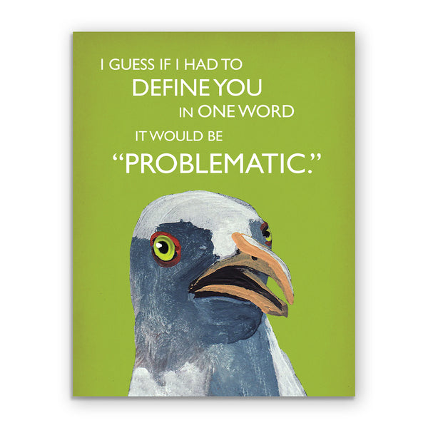 Card Troubled Bird - Problematic Card - 640pro
