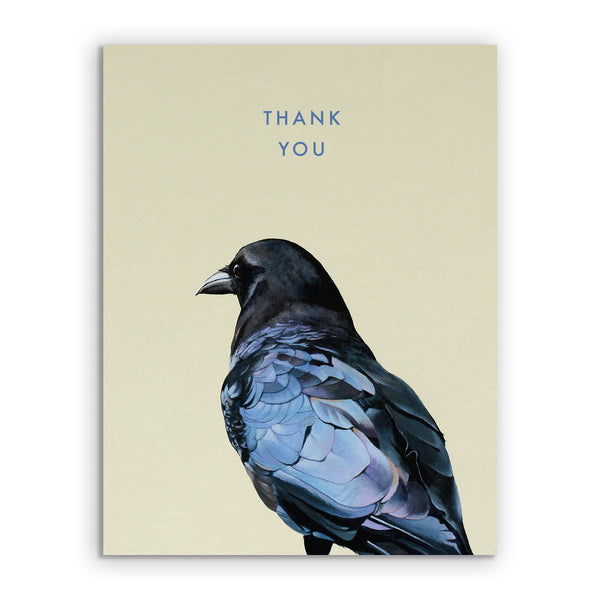 Card - Thank You - Crow - 6621cro