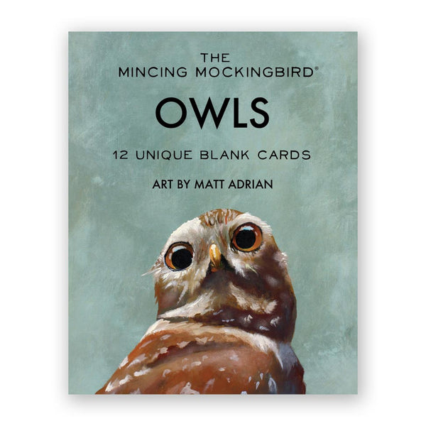 Card Set - Matt Adrian Owl Blank - 6708owl
