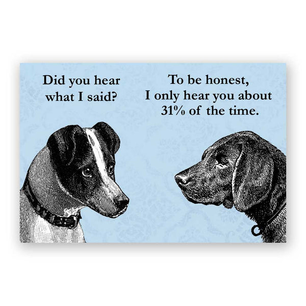 Magnet - Listening Dogs - 7020dog