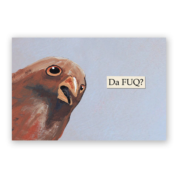 Postcard - Troubled Bird - DA FUQ? - 9061daf24 - Set of 24