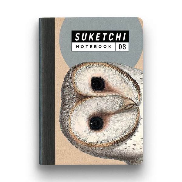NOTEBOOK - BARN OWL - SMALL - CHI-03
