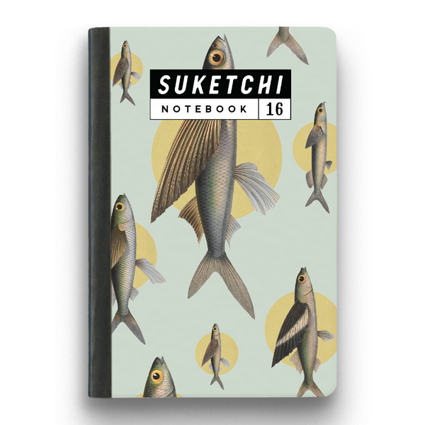 NOTEBOOK - FLYING FISH - MEDIUM - CHI-16