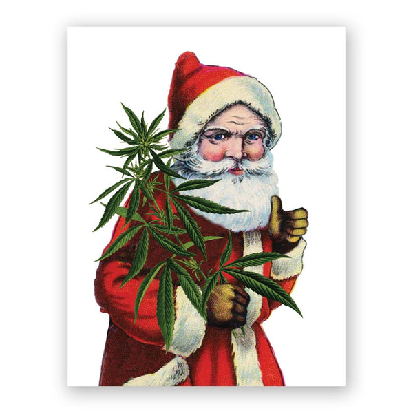 Holiday - Christmas - Cannabis Santa - 4517can