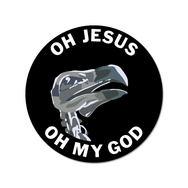 Round Sticker - Oh Jesus - ST-1028