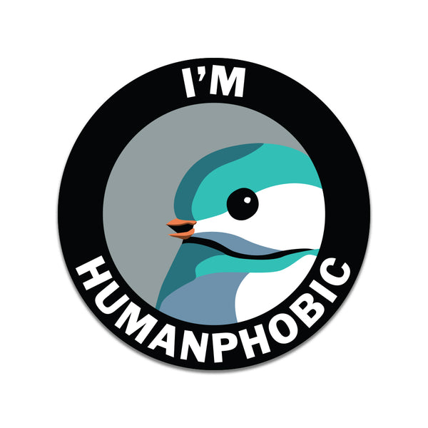Round Sticker - Humanphobic - ST-1035