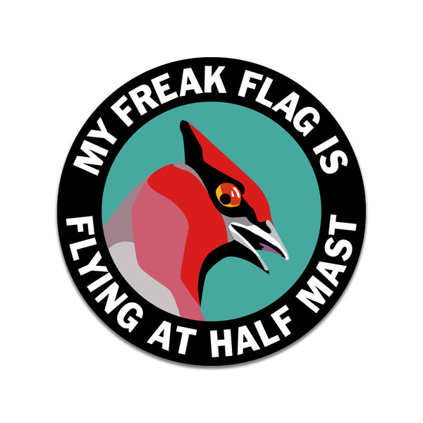 Round Sticker - Freak Flag - ST-1038