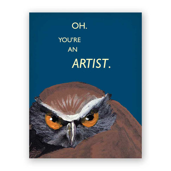 Card Troubled Bird - Artist - 612art