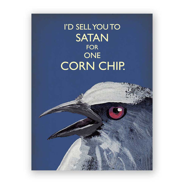 Card Troubled Bird - Corn Chip - 613cor