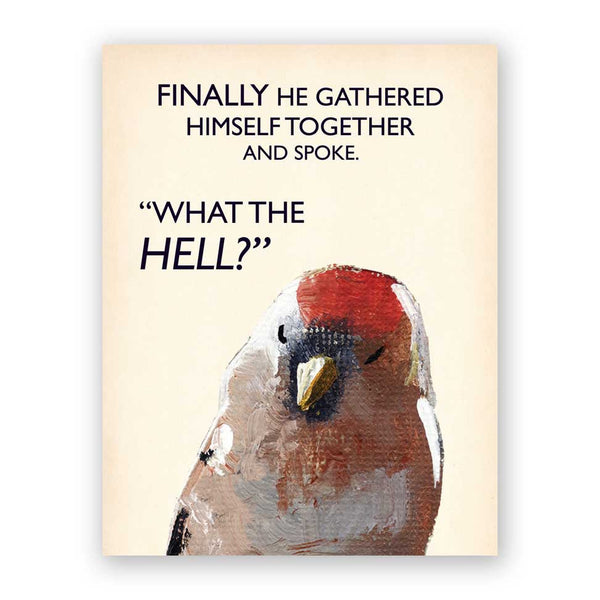 Card Troubled Bird - Finally - 616fin