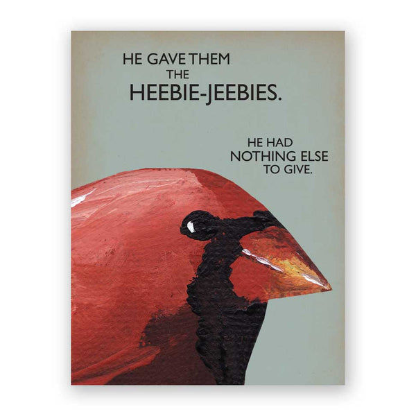 Card Troubled Bird - Heebie Jeebies - 604hee
