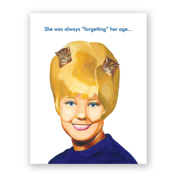 Card Birthday - Forgetting Her Age - 3005for