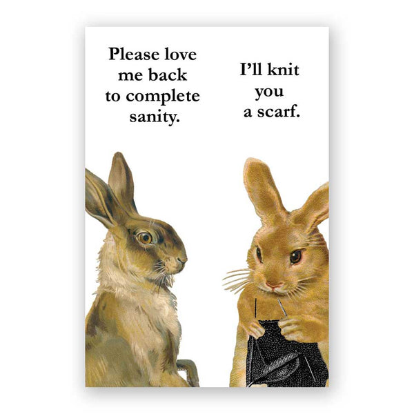 Magnet - Bunny Knitting - 7047kni