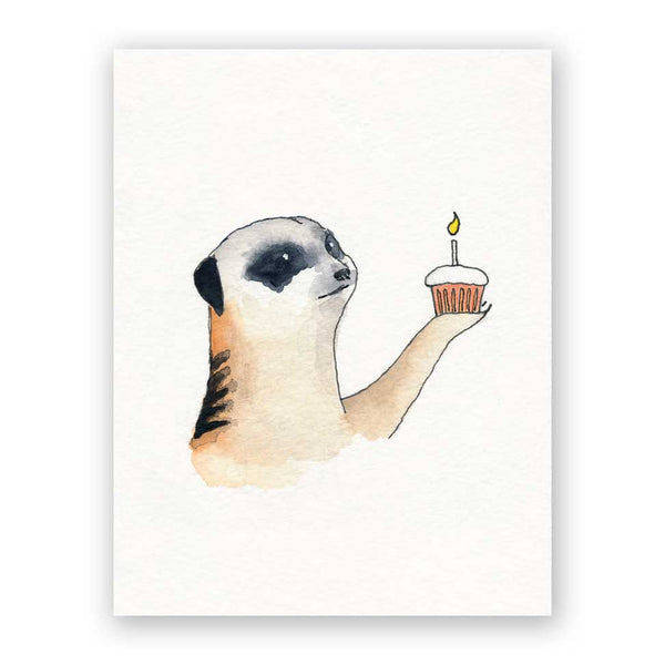 Card Birthday - Meerkat - 3009mbd