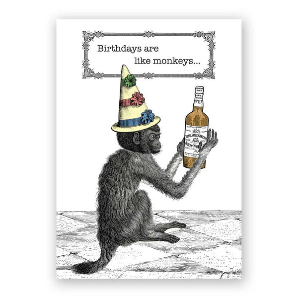 Card Birthday - Monkey - fm310mon