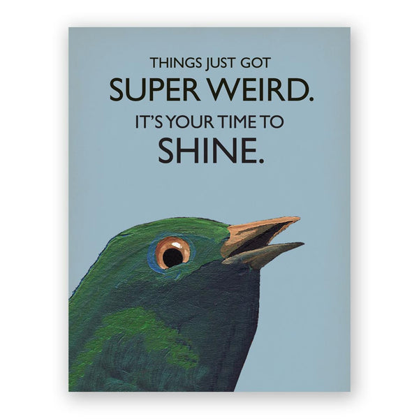 Card Troubled Bird - Super Weird - 632wei